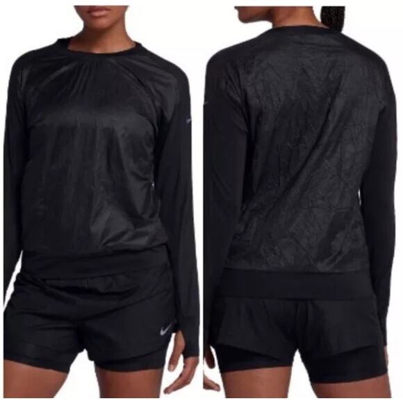 Nike Women's Dri-FIT Run Division Long Sleeve Top S - Picture 1 of 8
